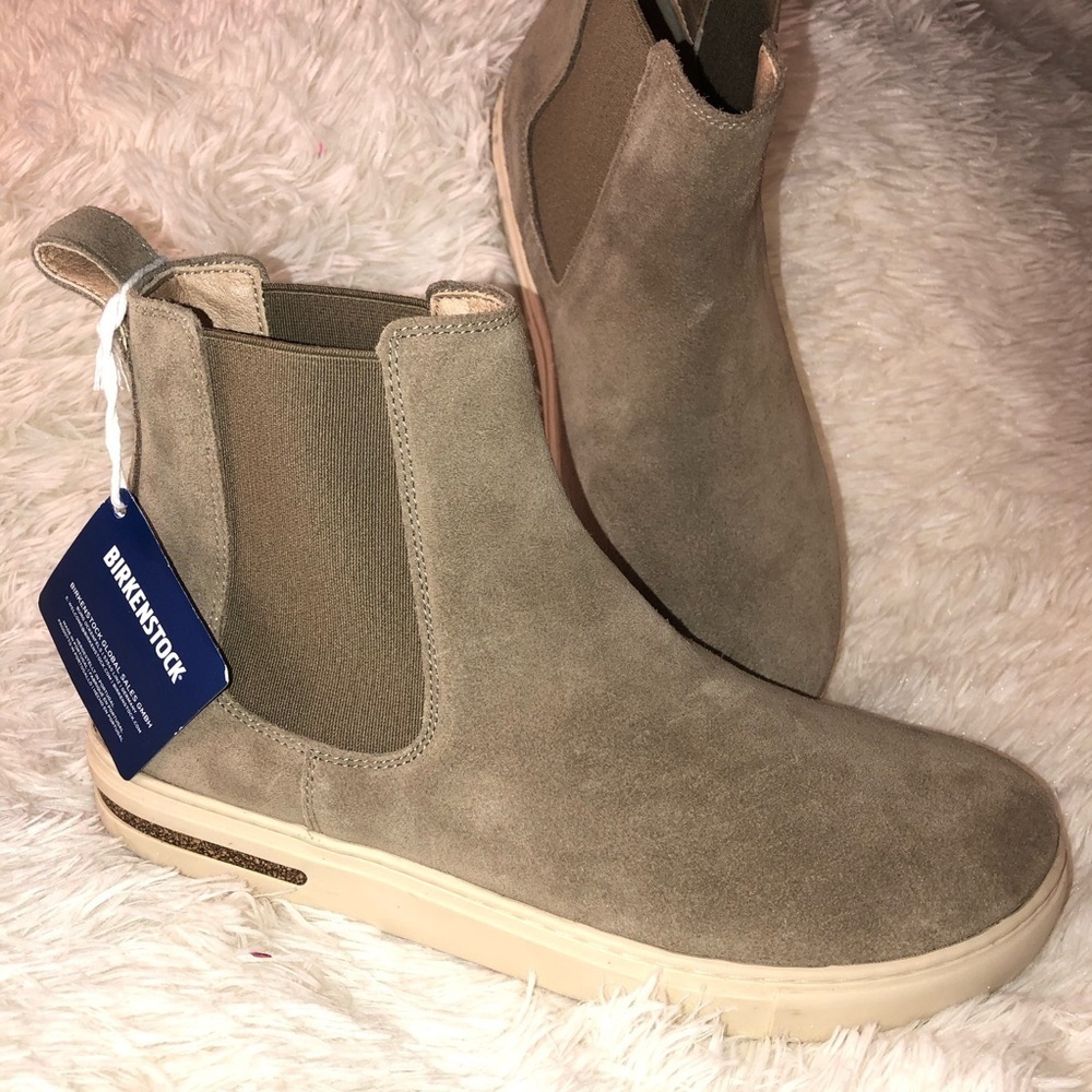 Birkenstock Beige Slip-On Footwear NWT size 37 6-6.5 - Picture 10 of 15